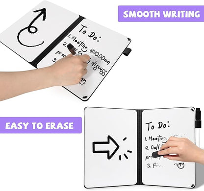AGM Portable White Board Dry Erase, Double Sided Folding Whiteboards - Image 2