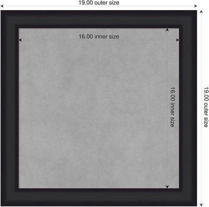 Amanti Art Black Framed Magnetic Board 19x19 Small Vision Board - Image 2