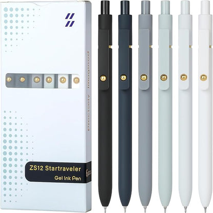 Ddaowanx Gel Pens, 0.7mm Quick Dry Black Ink, Fine Point Smooth Writing Pens by Ddaowanx