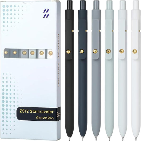 Ddaowanx Gel Pens, 0.7mm Quick Dry Black Ink, Fine Point Smooth Writing Pens by Ddaowanx