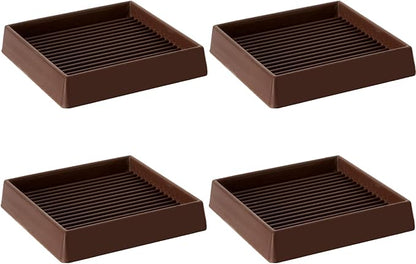 VOCOMO 5X5 Rubber Caster Cups, Non Slip Furniture Pads, Anti-Slip Gripper by VOCOMO