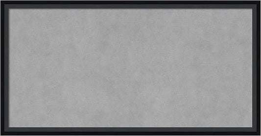 Amanti Art Black Framed Magnetic Board 13x25 Small Vision Board by AmantiArt