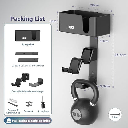 KDD 4-in-1 Wall Mount Controller Holder - Image 7