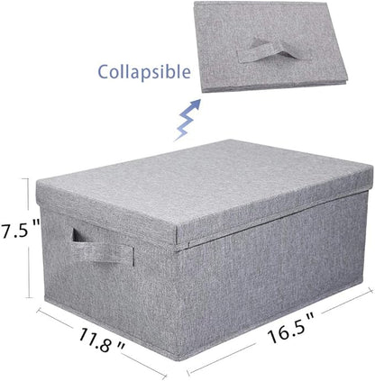 HOONEX Linen Foldable Storage Bins - Image 6