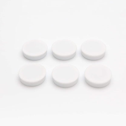 Bullseye Office 24 Round White Fridge Magnets, Button Shaped, Small Colorful - Image 8