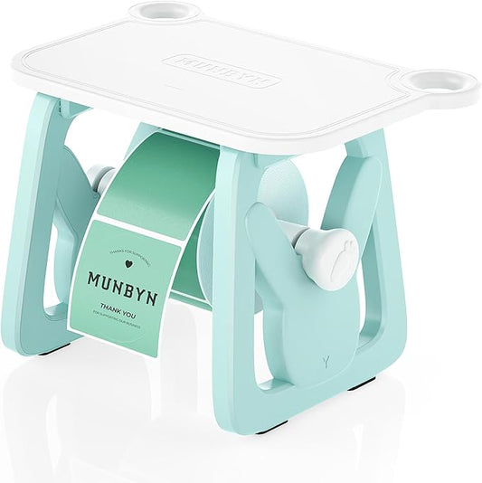MUNBYN Label Holder for Rolls and Fanfold Labels, Thermal Sticker Holder for by MUNBYN