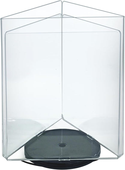 Azar Displays 193732 8.5" W x 11" H 3-Sided Sign Holder by AzarDisplays