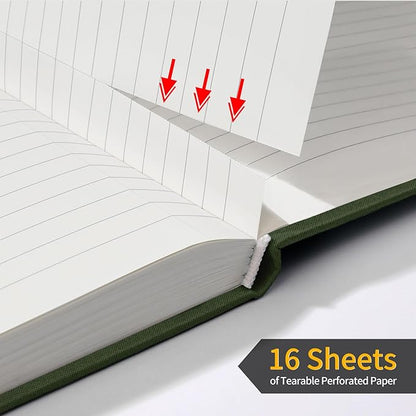 Annecy Lined Journal Notebook, Hardcover Leather Journal - Image 4