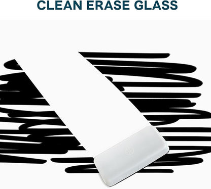 J&J worldwide Magnetic Glass Whiteboard 8' x 4' Ultra White, Large Frameless - Image 7