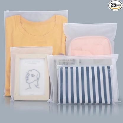 Svaldo T Shirt Bags 3 Mil Thick, 5 Sizes 12x16" 10x13" 8x10" 12x8" 10x7" Pack by Svaldo