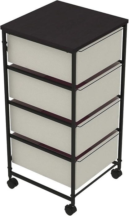 CASUNER Small Cabinet with Drawers Rolling 4 Drawer Mobile File Cabinet - Image 7