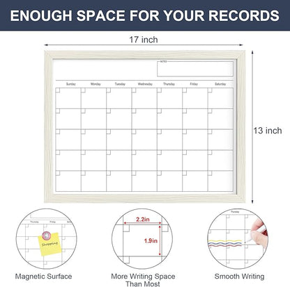 Calendar Whiteboard for Wall, 17x13 Inches Dry Erase Calendar for Wall - Image 4
