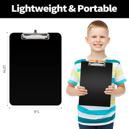 Sooez Plastic Clipboard with Pen Holder, Clip Boards 8.5x11 with Low Profile - Image 5
