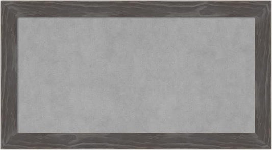 Amanti Art Grey Framed Magnetic Board 15x27 Small Vision Board by AmantiArt