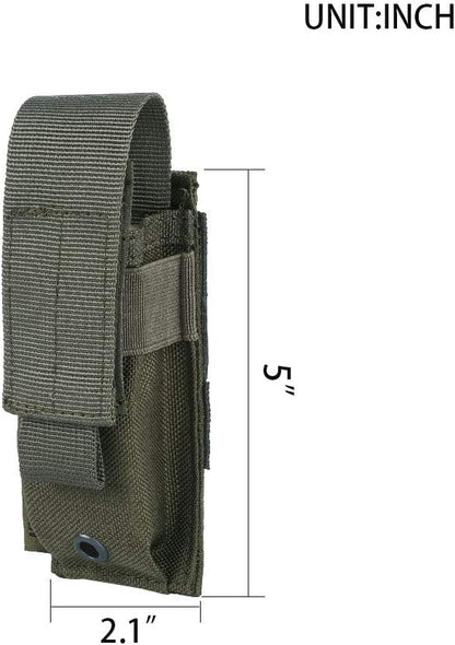 EXCELLENT ELITE SPANKER Molle Single/Double Pistol Mag Pouch Tactical Magazine - Image 2