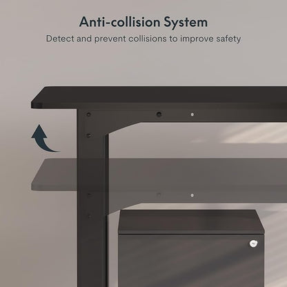 SANODESK 4-Leg Standing Desk, Electric Height Adjustable Desk - Image 6