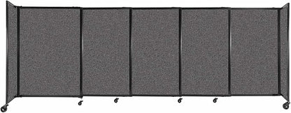 Versare Straightwall Sliding Portable Wall Partition | Freestanding Office by VERSARE