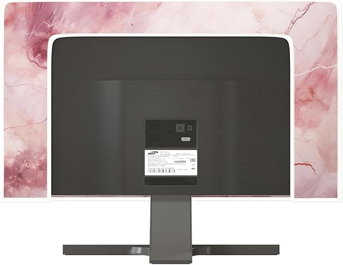 Baocicco Fashion Pink Marble Waterproof Television Cover 65 Inch Full Body - Image 5