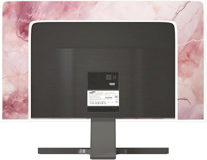 Baocicco Fashion Pink Marble Waterproof Television Cover 32 Inch Full Body - Image 5