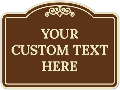 Custom Decorative Sign, Personalized Metal Sign by SigoSigns