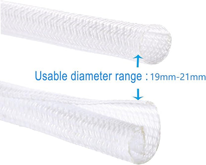QCSIW 3/4"-25ft Braided Cable Sleeve Protector - Image 5