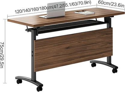 czxhaery Conference Room Table, Flip Top Conference Table The Folding - Image 6