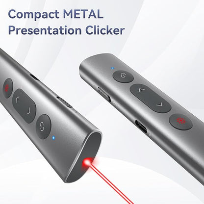 Wireless Presentation Clicker PowerPoint Remote: USB C A Presenter PPT Power - Image 4