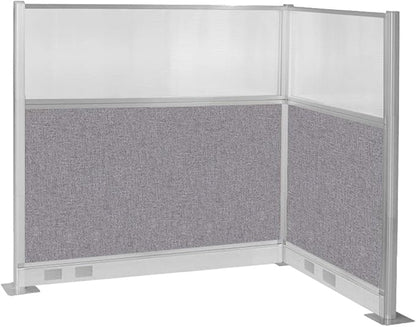 Versare Pre-Configured Hush Panel Electric Cubicle | Workstation Divider Walls by VERSARE