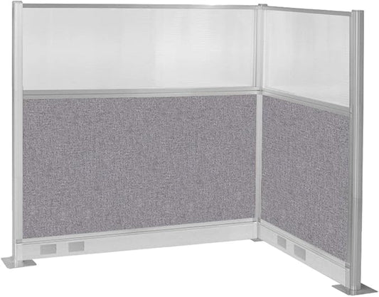 Versare Pre-Configured Hush Panel Electric Cubicle | Workstation Divider Walls by VERSARE