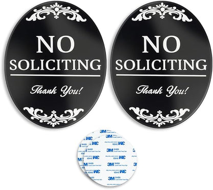 no soliciting sign for front door 4x5 inch No Soliciting Sign for Home Aluminum by DXSIGN