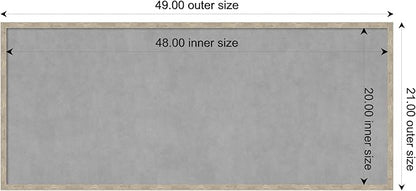 Amanti Art Silver Framed Magnetic Board 21x49 Oversize Vision Board - Image 4