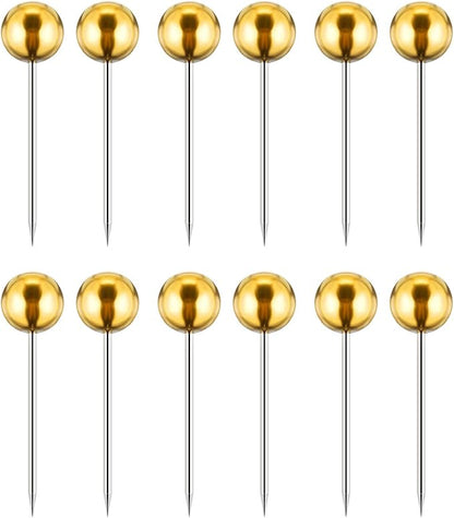 WILLBOND 500 Pack Map Push Pins Map Tacks Small Round Head Push Pins Thumb Tacks - Image 3