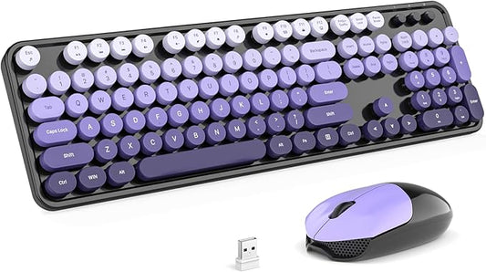MOFII Wireless Keyboard and Mouse Combo, Full Size 2.4G Plug and Play by MOFII