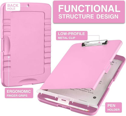 Sooez Clipboard with Storage, High Capacity Nursing Clipboards with Pen Holder - Image 2