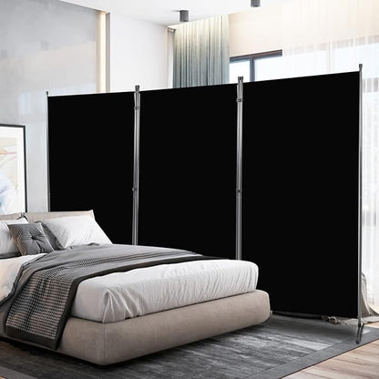 Room Divider 6FT Folding Privacy Screens, 3 Panel Partition Room Dividers by HOMSCREENER