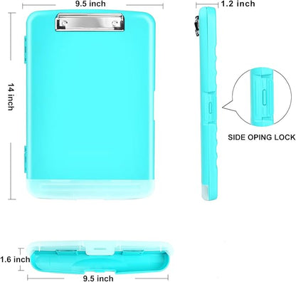 Plastic Clipboard with Storage, TFDLCG zm Clip Boards 8.5x11 with Pen Holder - Image 5