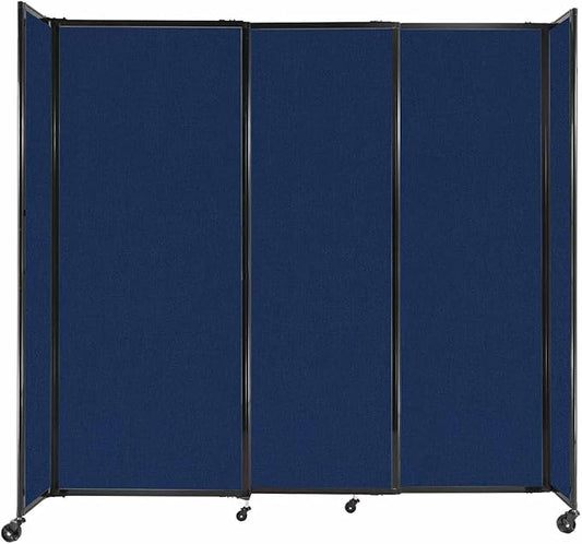 Versare Straightwall Sliding Portable Wall Partition | Freestanding Office by VERSARE
