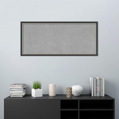 Amanti Art Black Framed Magnetic Board 23x51 Oversize Vision Board - Image 5