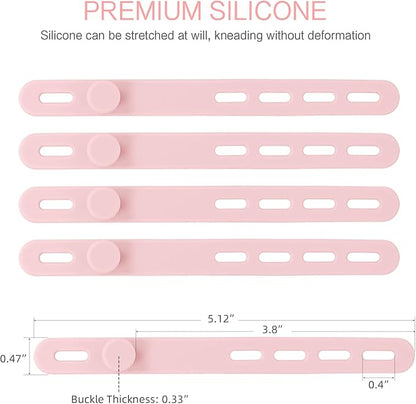 Donruby 24Pcs Silicone Cable Ties - Image 2