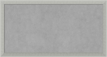 Amanti Art Silver Framed Magnetic Board 14x26 Small Vision Board by AmantiArt