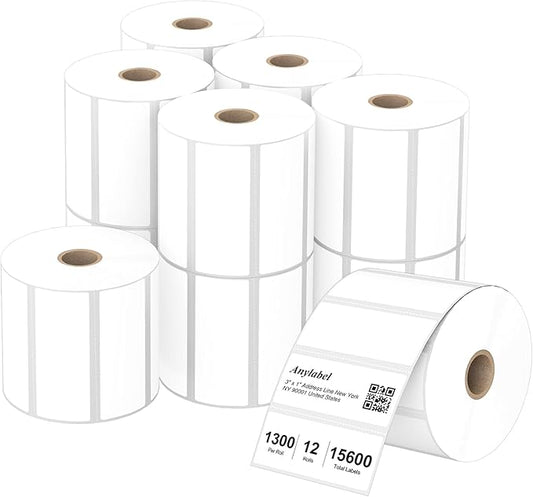 Compatible 3" x 1" Direct Thermal Labes Replacement by Anylabel