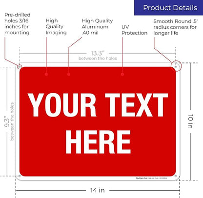 Personalized Custom Red Background Customize - Image 3