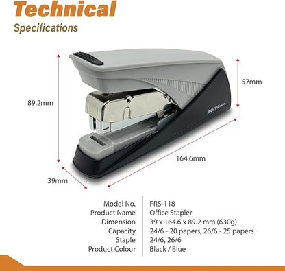 INOZTO Easy-Flat Stapler: Effortlessly Staple 20-25 Sheets - Image 7