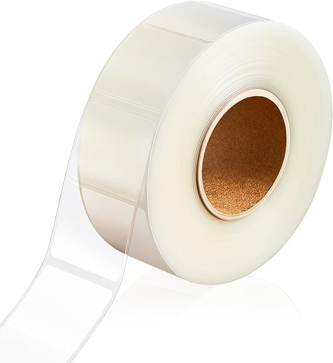Zonon 500 Pcs Clear Labels Label Protector Clear Stickers Wafer Seals by Zonon