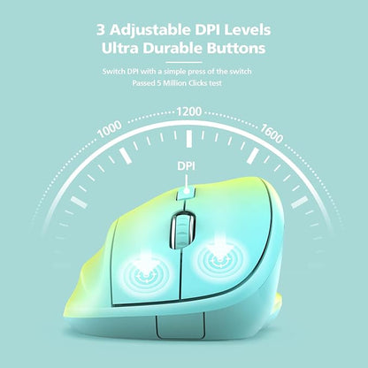 Ergonomic Wireless Mouse with USB Receiver - Image 6