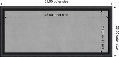 Amanti Art Black Framed Magnetic Board 23x51 Oversize Vision Board - Image 3