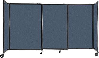 Versare Straightwall Sliding Portable Wall Partition | Freestanding Office by VERSARE