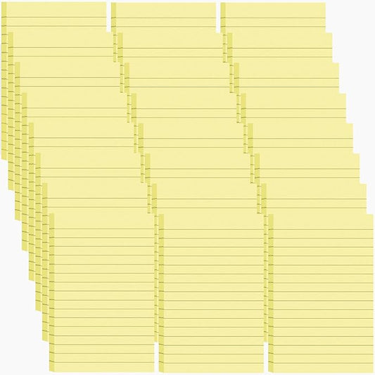 24 Pack Lined Sticky Notes 4X6 in Self Sticky Note Pads Colorful Post Stickies by Beieverluck