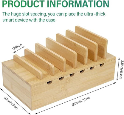 LEOKKARR Bamboo Charging Station - Image 3