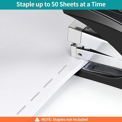 AFMAT Stapler for Desk, 50 Sheet Effortless Desktop Stapler Staple - Image 3